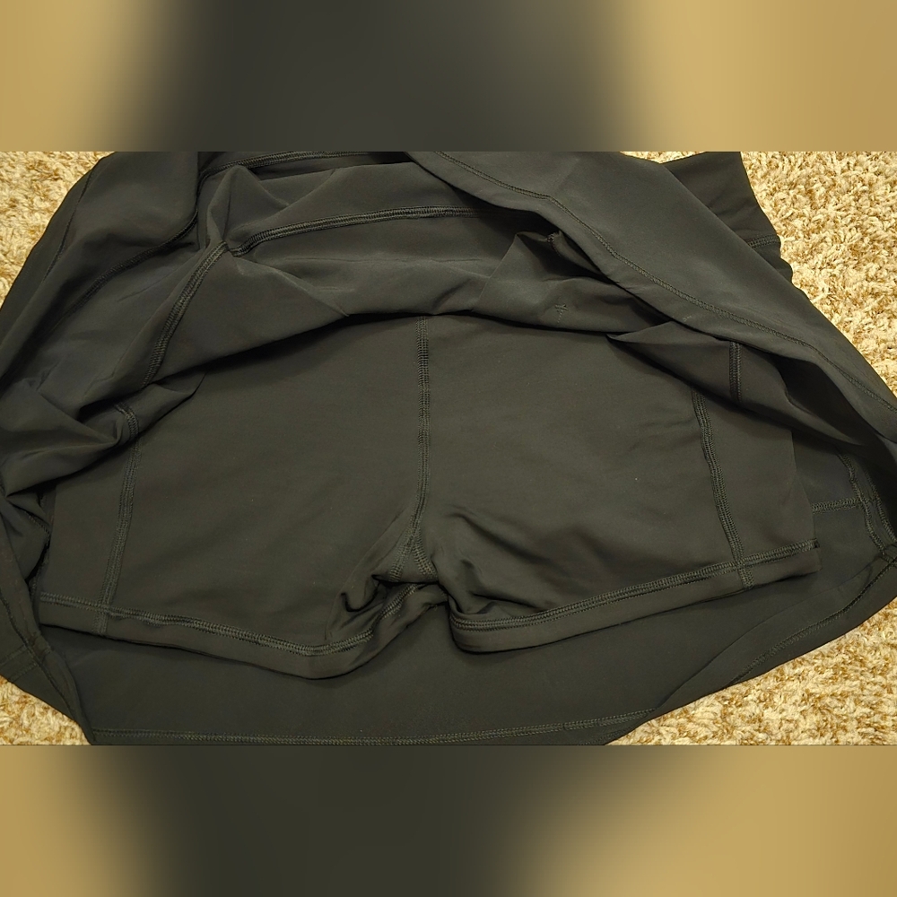 Lululemon Athletica Black Skort Versatile Design